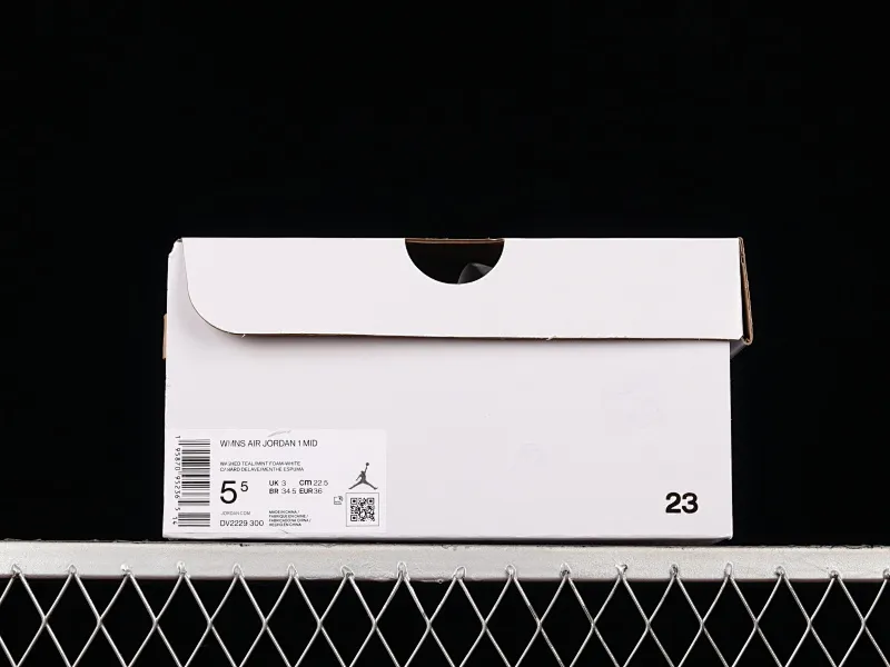 All categories Air Jordan Jordan series basketball shoes Air Jordan 1 Mid G version pure original Air Jordan 1 Mid SE "Marine Green" AJ1 Joe 1 white cyan Chinese basketball shoes DV2229-300